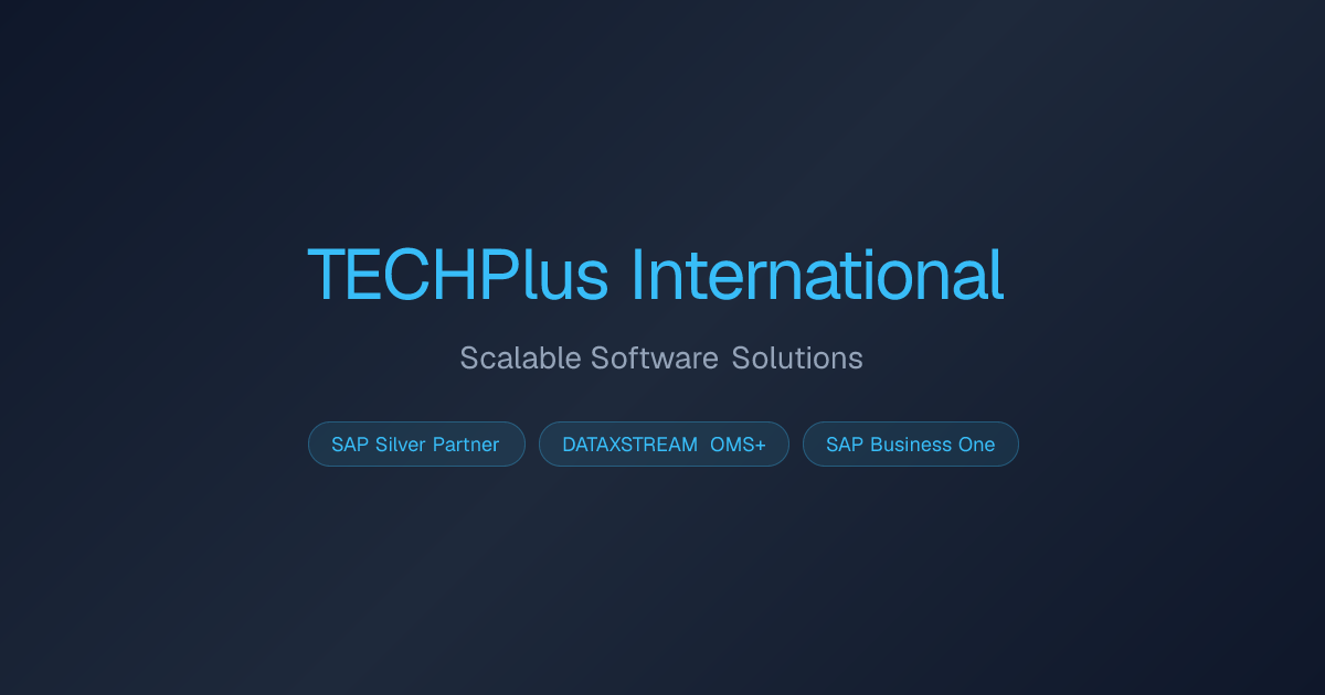 Tech Plus Ireland TECHPlus International — Scalable Software Solutions